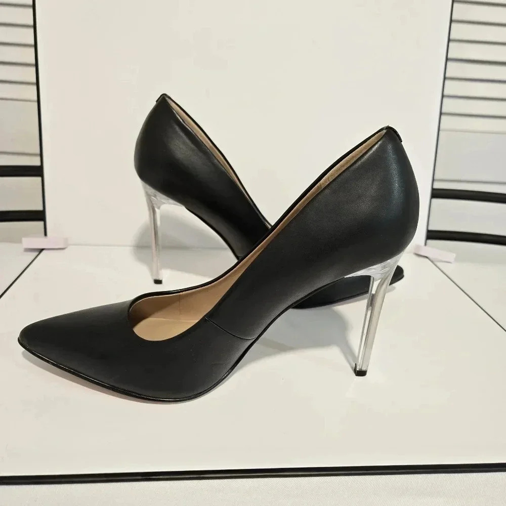 Max No. 6 Black Stiletto Heels – Classic Elegance with a Modern Twist - Picture 5 of 14